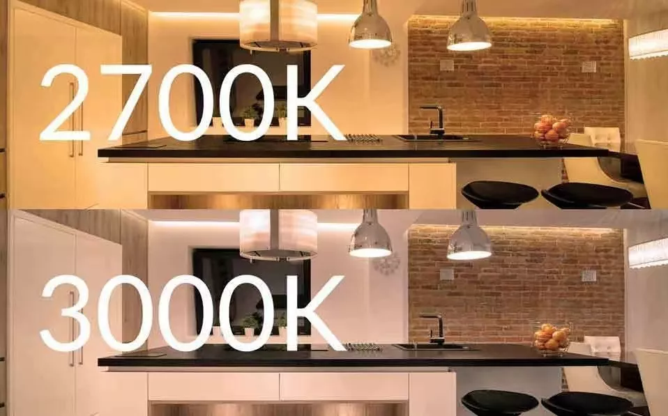 2700K vs 3000K Kitchen