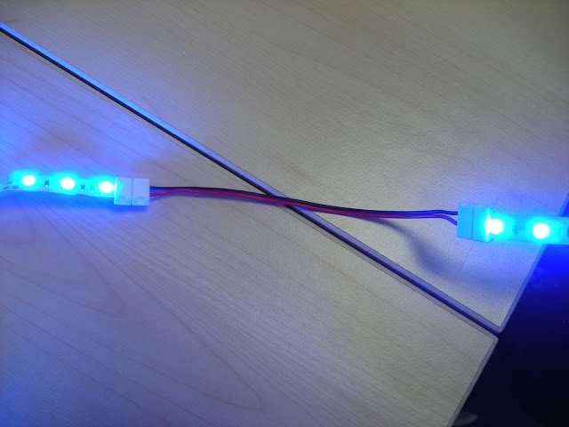 Butt Joint with LED light strip