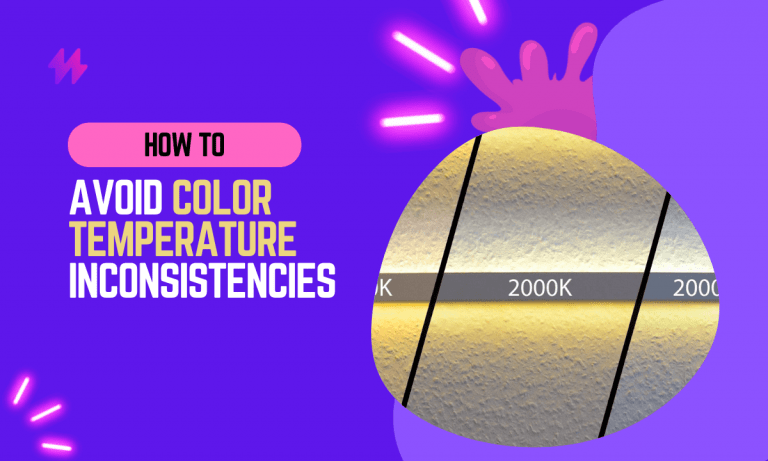 How to Avoid Color Temperature Inconsistencies of LED lights
