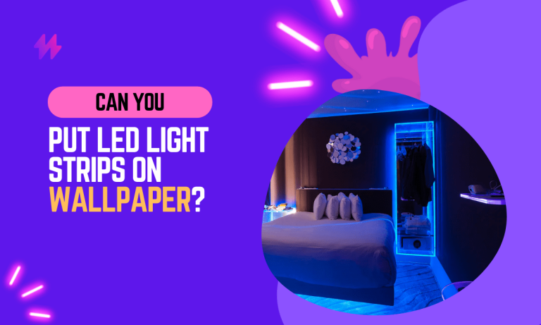 Can You Put LED Light Strips on Wallpaper?