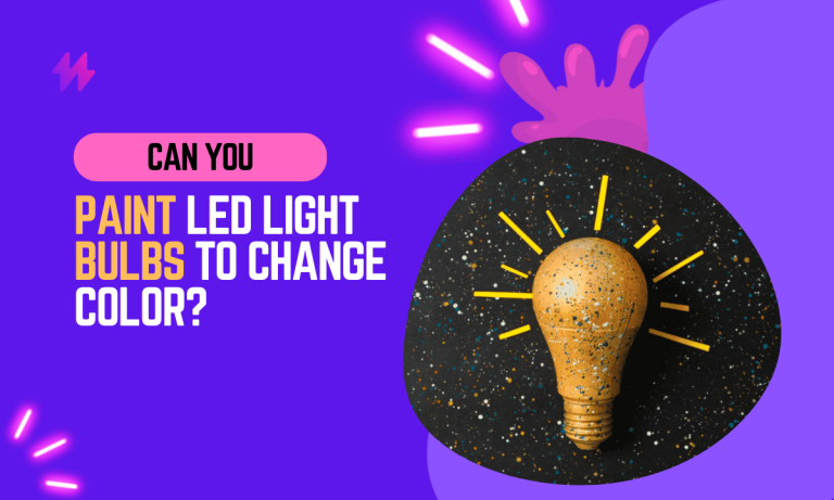 Can you Paint LED Light Bulbs?