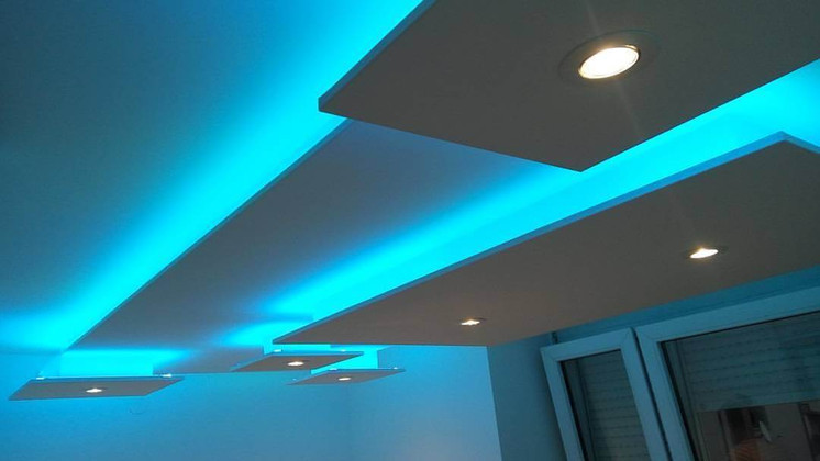 LED Lights on The ceiling