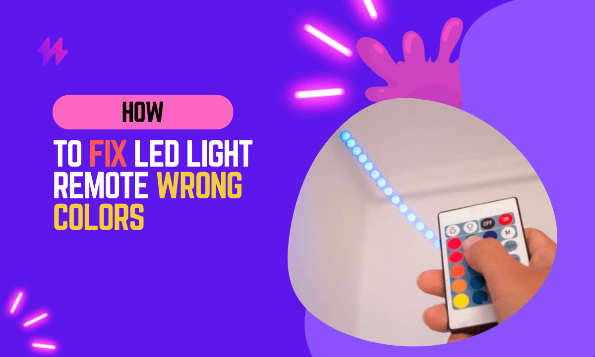 How To Fix LED Light Remote Wrong Colors