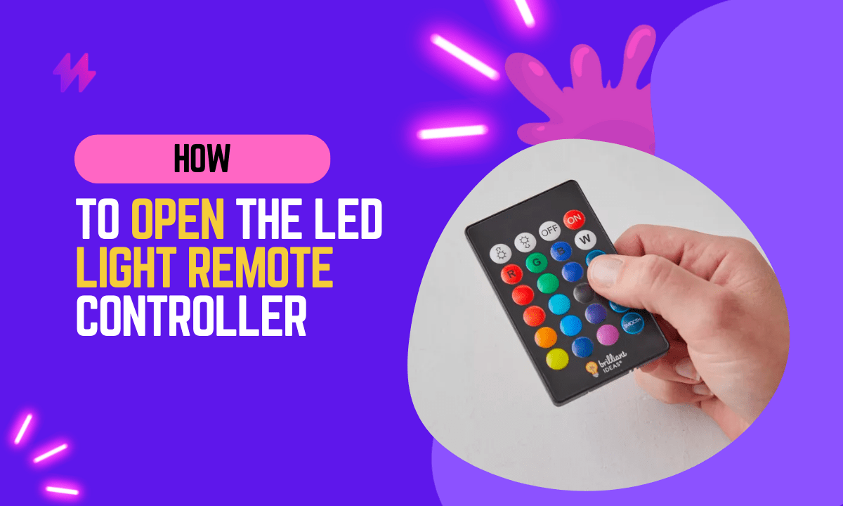 How To Open LED Light Remote