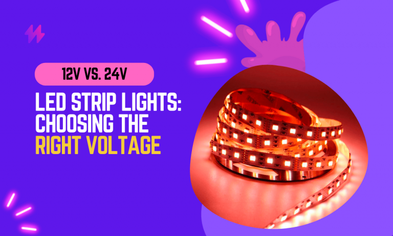 12V vs 24V LED Strip Lights: Choosing the Right Voltage
