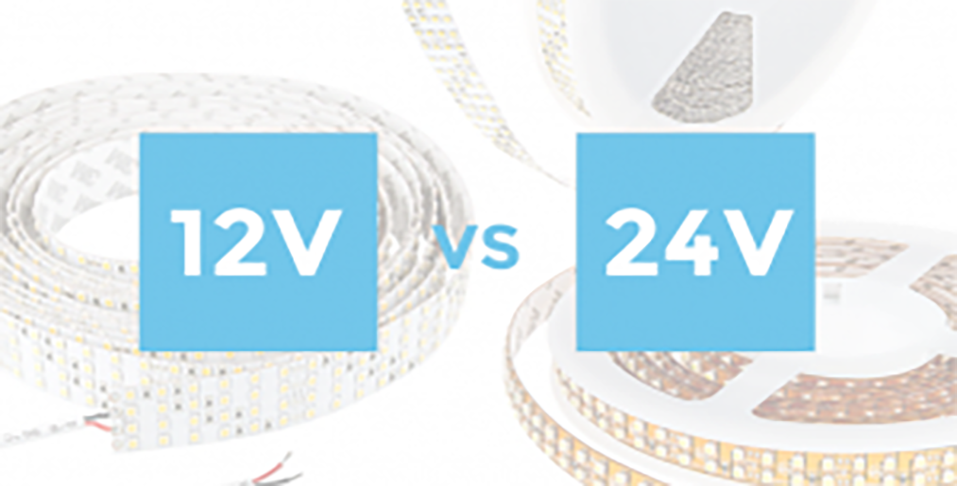 12V vs 24V LED Strip Lights