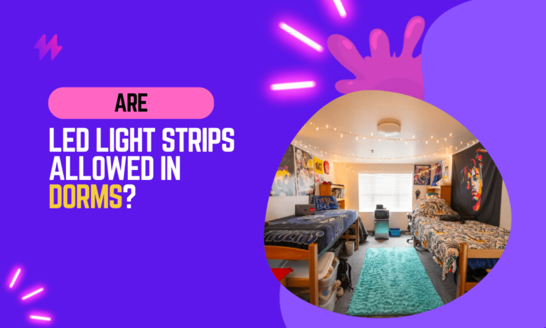 Are LED Strip Lights Allowed in Dorms?