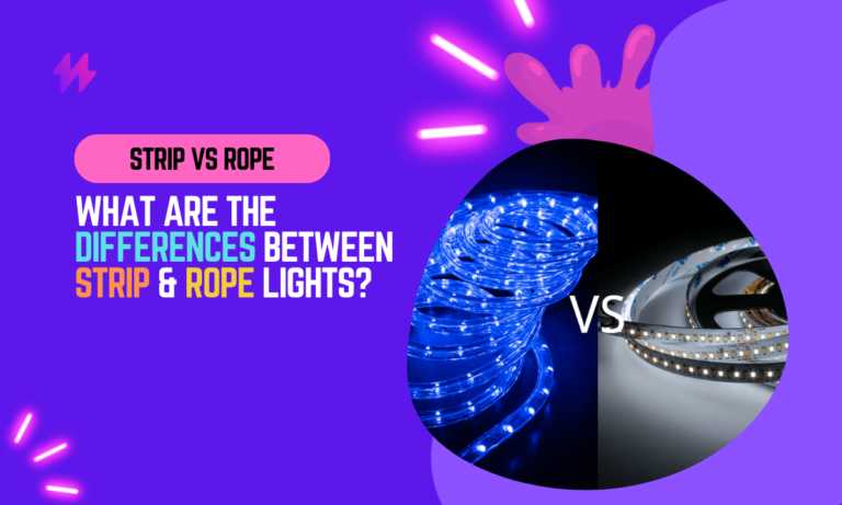 Difference Between Strip and Rope Lights