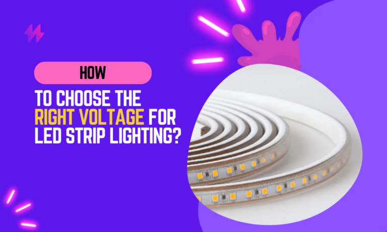 How to Choose the Right Voltage for LED Strip Lighting?